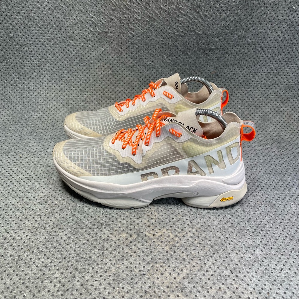 Brandblack Women's Athletic Sneakers in White, Beige & Orange